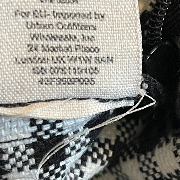 Free People Checkered Cropped Women's Pants Size 2 - Picture 6 of 10